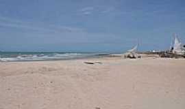 Praia de Urua - Praia de Urua-CE-Vista da praia-Foto:praias360