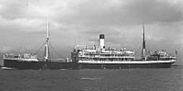 Praia de Urua-CE-Imagem do navio Siqueira Campos em 1943-Foto:mardoceara.