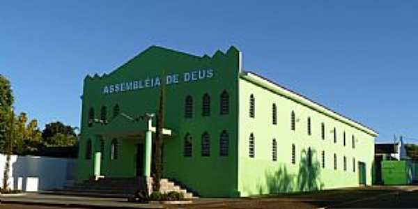 Paraso das guas-MS-Igreja da Assemblia de Deus-Foto:Altemiro Olinto Cristo