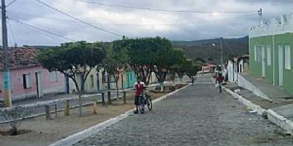 Valentim Distrito de Boa Nova-BA-Avenida principal-Foto:bomjesusnoticias.