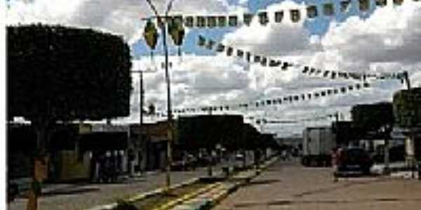 Avenida central em Stio do Quinto-BA-Foto:Adriano Carvalho