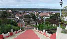 Tapero - Escadaria da Igreja de So Brs em Tapero-BA-FotoRico Drummond