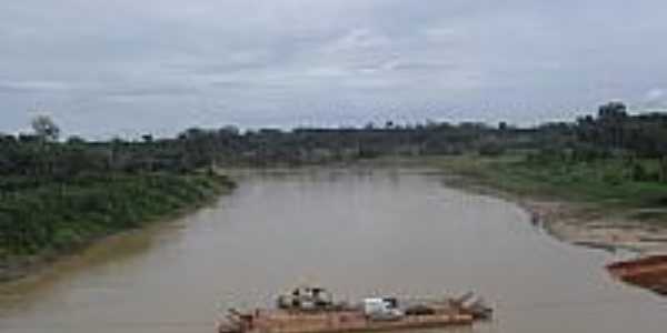 Balsa no Rio Purus-Foto:ludmila maia