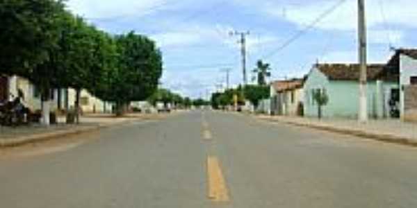 Rua Santo Antnio no Distrito de Vrzeas-BA-Foto:Geronildo SOUZA