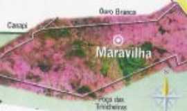 Maravilha - Mapa de Maravilha - Alagoas, Por Rozileide Lima