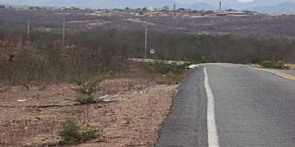 Alto Santo-CE-Chegando na cidade-Foto:helio freire da silva 