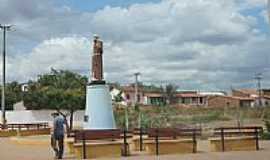 Aracoiaba - Imagem de So Francisco na entrada da cidade de Aracoiaba-CE-Foto:andre pimentel