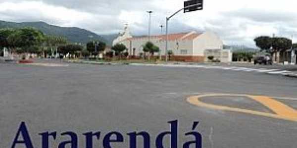 Ararend-CE-Centro da cidade-Foto:OesteCE em foco

