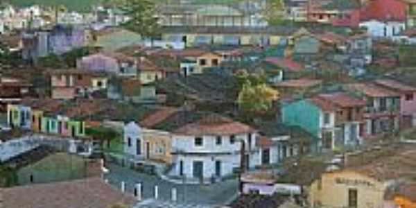 O colorido das casas em Aratuba, antiga Vila de Coit-CE-Foto:JulioLima