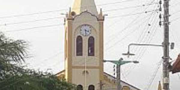 Igreja Matriz de So Francisco das Chagas em Baixio-CE-Foto:Cinzio Ramalho