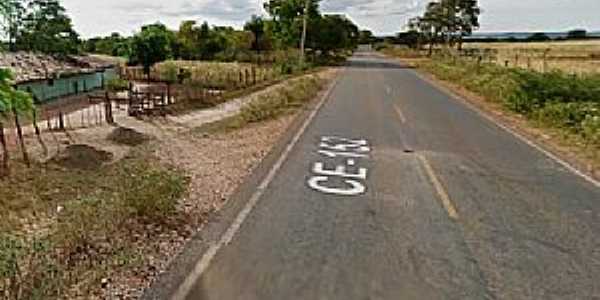 Buritizinho-CE-Rodovia na entrada da cidade-Foto:www.noticiasatuaishoje.com.br