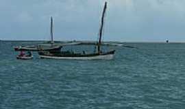 Camocim - Barcos pesqueiros no mar de Camocim-Foto:Sukarno Cruz