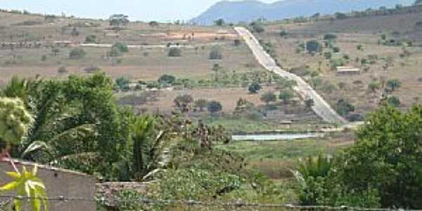 Olho Dgua das Flores-AL-Vista da Rodovia AL-130 e regio-Foto:Nilson Barbosa