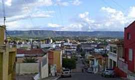 Crato - Crato-CE-Vista da cidade e ao fundo a Serra de Araripe-Foto:professor_pepe