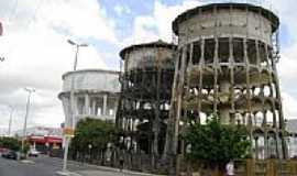 Fortaleza - Caixas dgua na Praa Clvis Bevilqua em Fortaleza-CE-Foto:Francisco Edson Mend