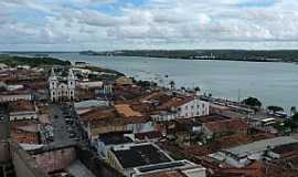 Penedo - Penedo-AL-Vista do centro e o Rio So Francisco-Foto:Charles Northrup 