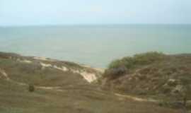 Jijoca de Jericoacoara - vista de cima do serrote/ Jeri, Por Rozangela Rodrigues