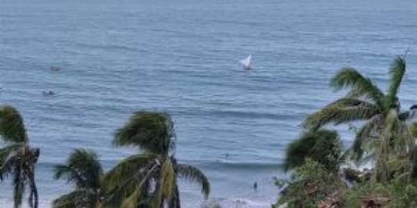 Local do surf em Lagoinha., Por Washington Alves Moreira Junior