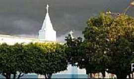 Miragem - Miragem-CE-Vista da Torre da Igreja e centro-Foto:Facebook