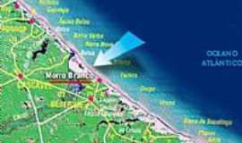 Morro Branco - Mapa