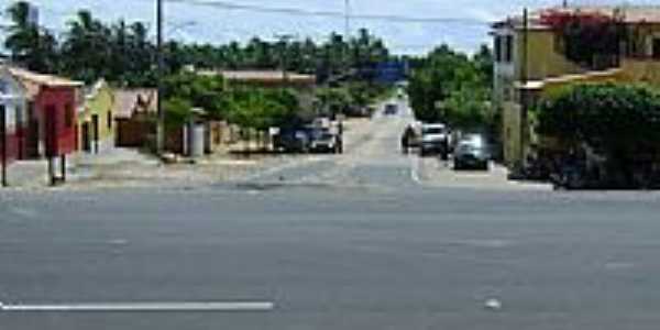 Entrada da cidade de Parajuru-Foto:Jos Alberto Ribeiro