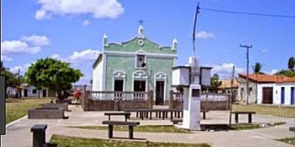 Passagem-CE-Igreja no centro da Vila-Foto:Chavalzada