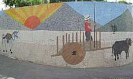 Santana do Ipanema - Mural em Santana do Ipanema-Foto:Sergio Falcetti