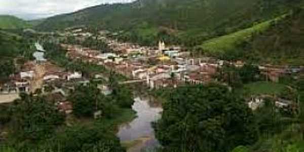 Santana do Munda-AL-Rio Munda e a cidade-Foto:psemundau.blogspot.com 