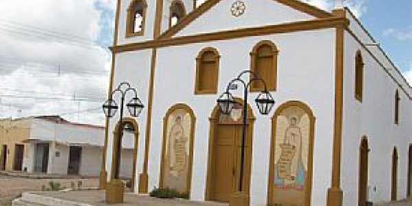 Vazantes-CE-Igreja Matriz depois da reforma-Foto:JOO ARTUR