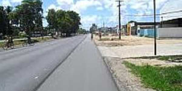 Avenida em Taboleiro do Pinto-AL-Foto:tribunauniao