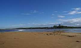 Barra Nova - Rio chega ao Mar em Barra Nova-Foto:Elpdio Justino de A