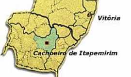 Cachoeiro de Itapemirim - Mapa