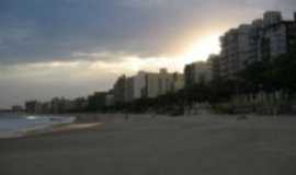 Guarapari - Pr do sol na praia do Morro, Por Jos Sampaio