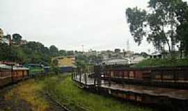 Itaquari - Ferrovia e ao fundo a cidade-Foto:Rodnei Braum