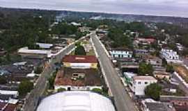 Alvares - Vista do centro de Alvares-AM-Foto:Vandreza Sodre