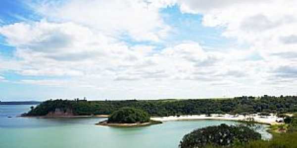 Linhares-ES-Lagoa Juparan,Ilha e Praia-Foto:Elpdio Justino de Andrade