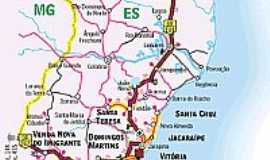 Santa Teresa - Mapa de localização