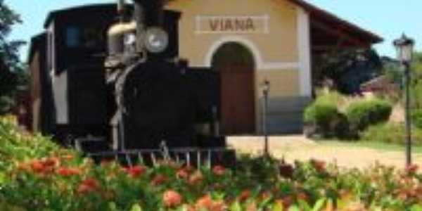 estao ferroviaria de viana construida em 1815 , Por marcio j sinhoreli