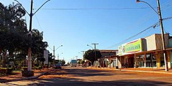 Alto Horizonte-GO-Avenida Principal e Praa da Matriz-Foto:Jackson Rodrigues