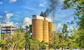 Cocalzinho de Gois - Silos da Fbrica de Cimento-Foto:Luiz Gonzaga de Siqu