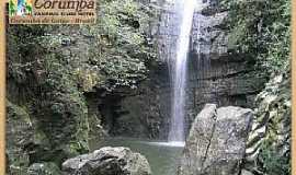 Corumb de Gois - Corumb de Gois-GO-Gruta na Cachoeira-Foto:mochileiro.tur.br