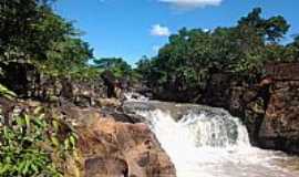 Diorama - Diorama-GO-Cachoeira da Ponte de Pedras no Rio dos Bois-Foto:cleidnei barbosa machado