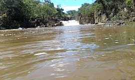 Diorama - Diorama-GO-Cachoeira Ponte de Pedra no Rio dos Bois-Foto:Arneide Machado