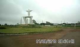 Jovinia - Jovinia-GO-Cristo Redentor na entrada da cidade-Foto:Leandro R Costa