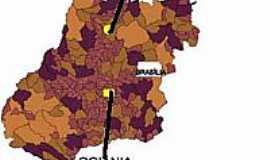 Nova Iguau de Gois - Mapa de Localizao - Nova Igua de Gois-GO