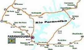 Paranaiguara - Mapa de localizao