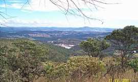 Pirenpolis - Pirenpolis-GO-Parque Estadual dos Pireneus, vista do Morro do Ventilador-Foto:Josue Marinho