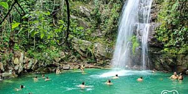 Cachoeira Santa Brbara, a mais bela do Estado de Gois!