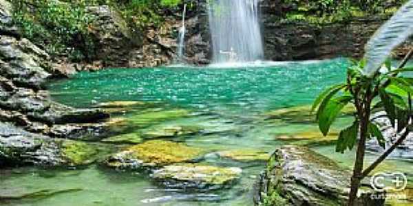 Cachoeira Santa Brbara, a mais bela do Estado de Gois!