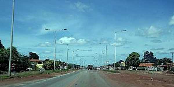 Alto Alegre do Maranho-MA-Rodovia BR-316 na entrada da cidade-Foto:J.WILSON 